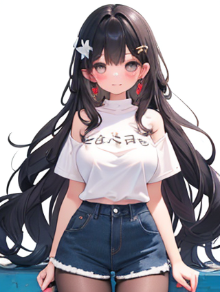 短裤往上窜